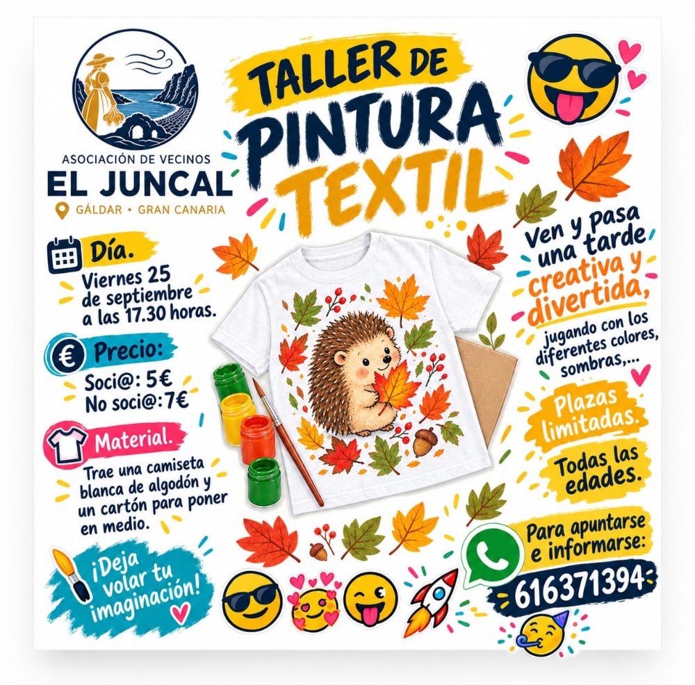 Taller de Pintura Textil · AV El Juncal