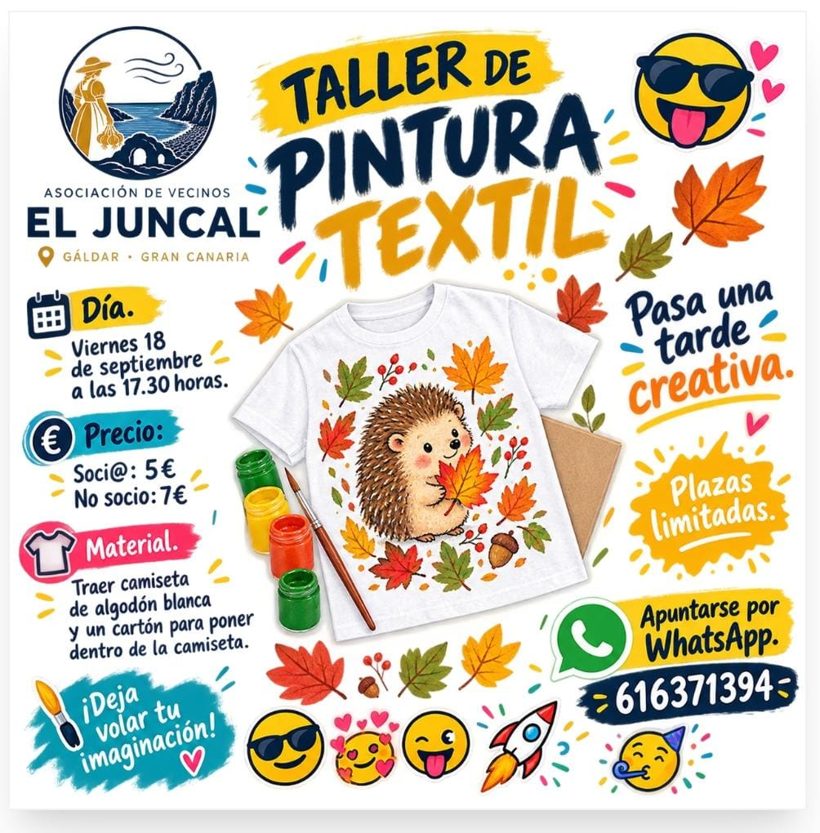 Taller de Pintura Textil · AV El Juncal